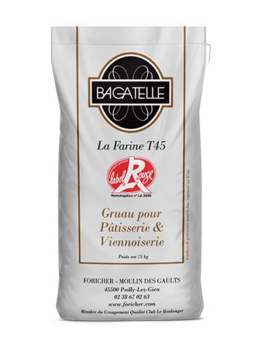 Farine de gruau BIO bocal consigné / 2,5€ récupérable (630 g)